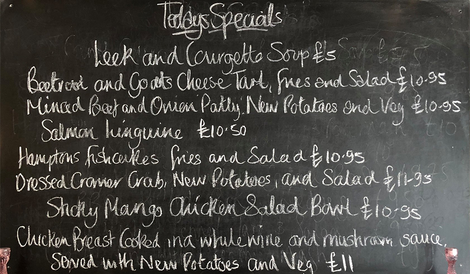 Specials Board